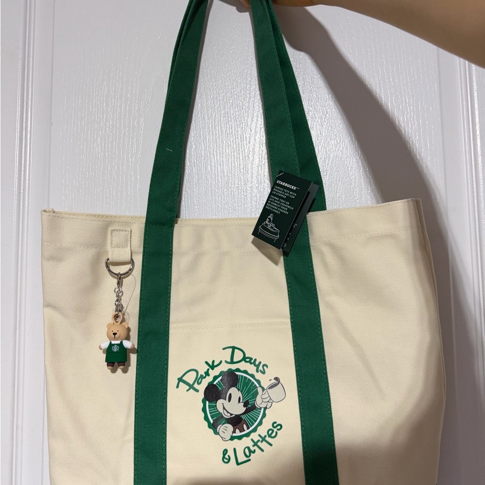 Disney Parks Starbucks Park Days and Lattes Tote bag NWT